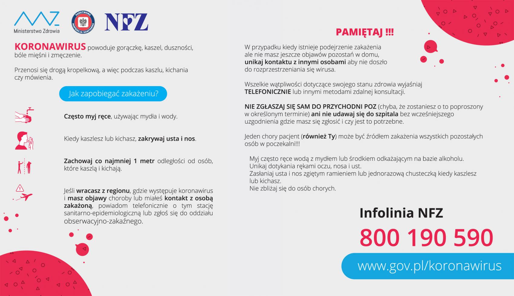 Kampania informacyjna koronawirus